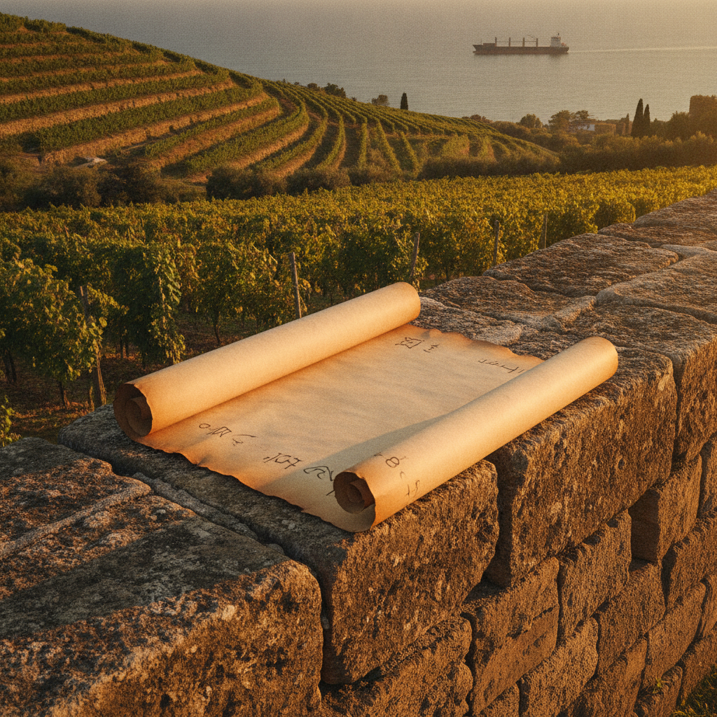 Golden hour illuminates an open