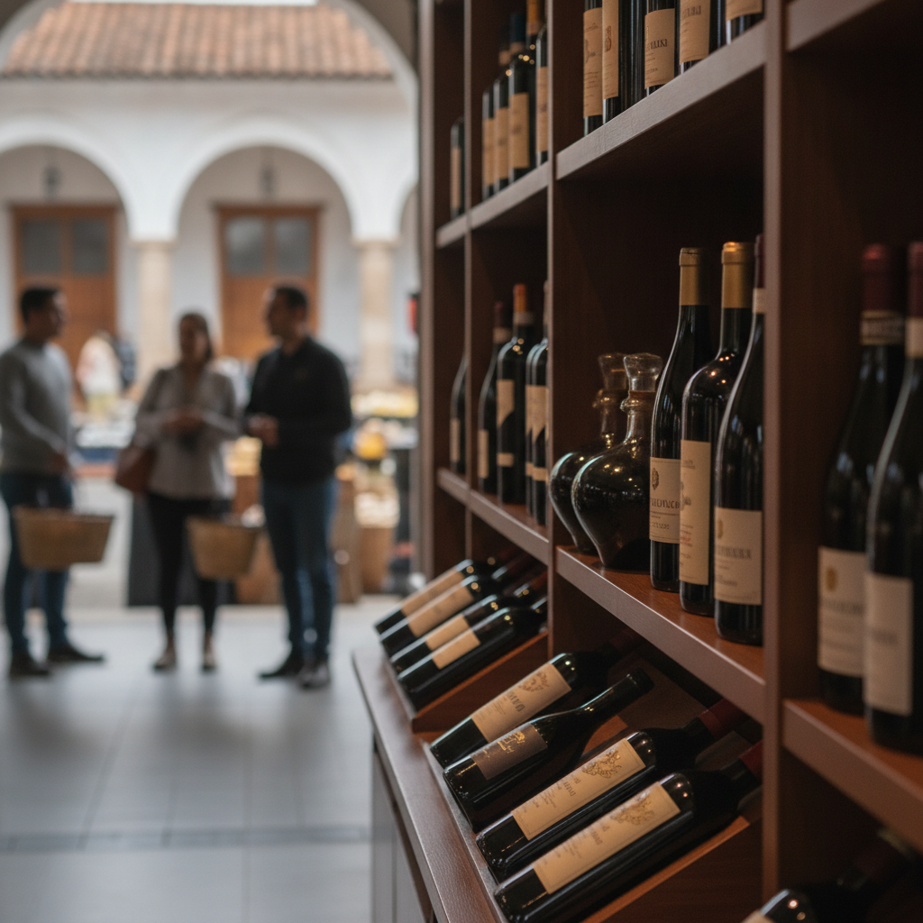 Italian-style wine bottles