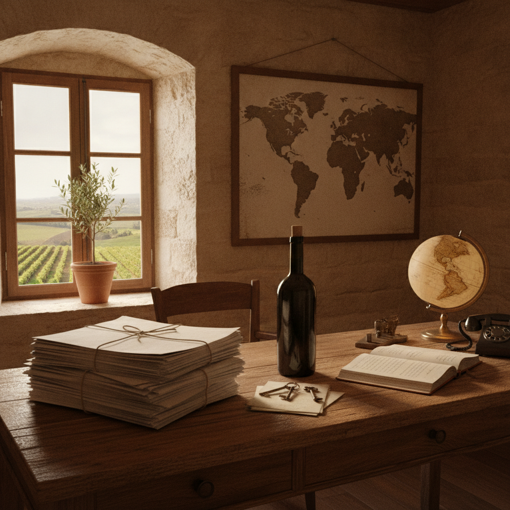 Rustic winery office in Caltanissetta