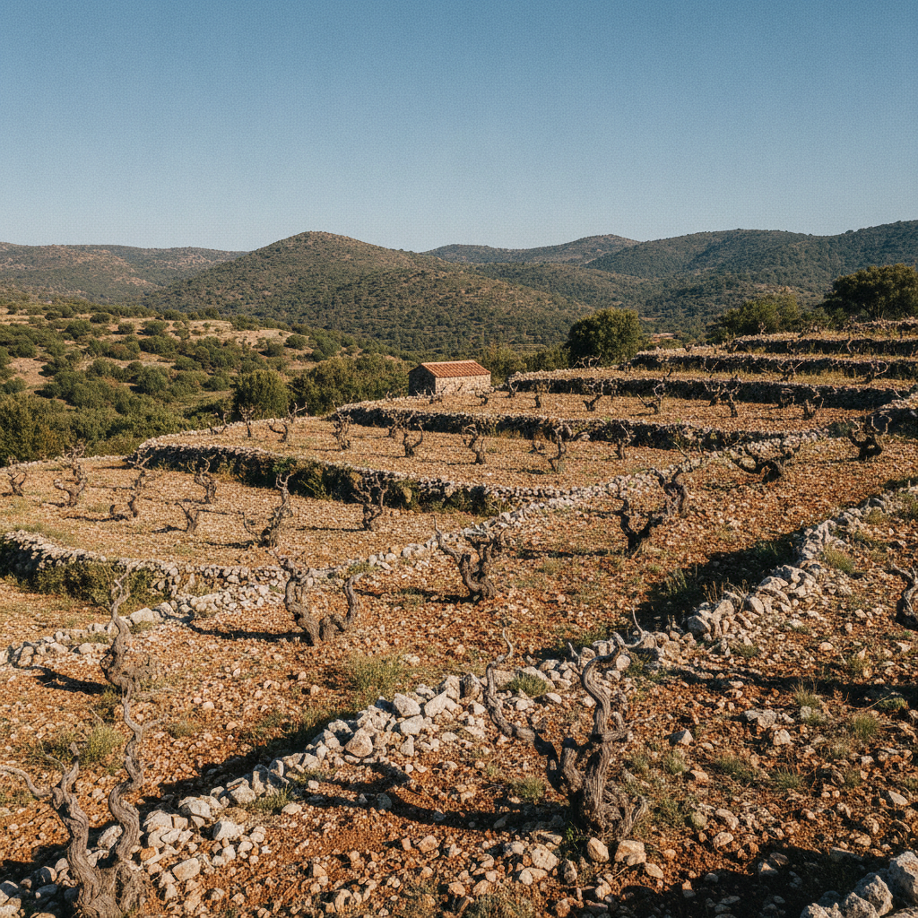 An ancient vineyard in Mamoiada