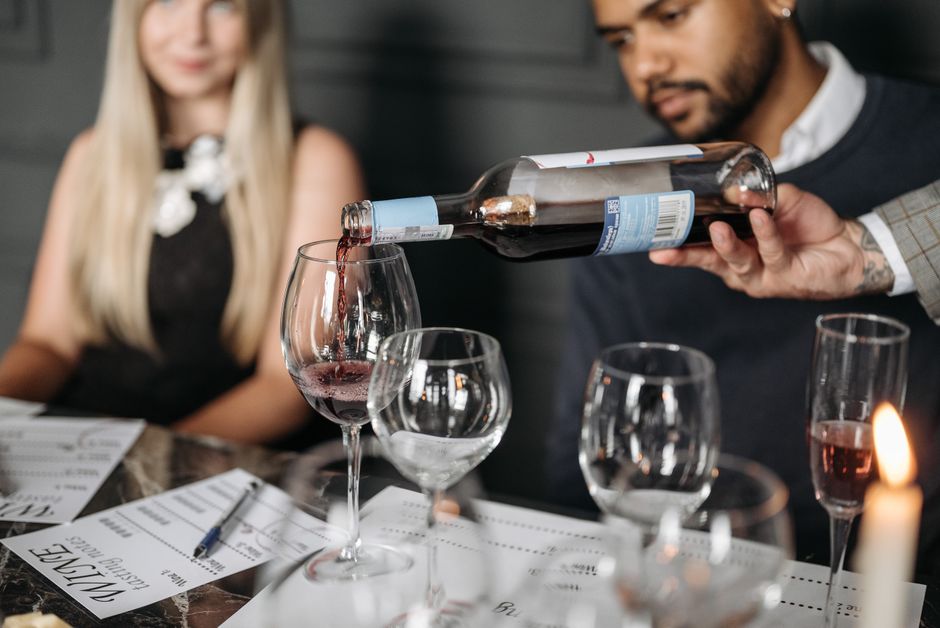 Wine tasting presentation for buyers